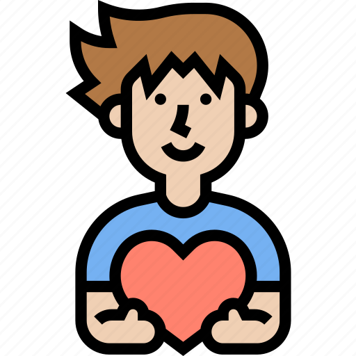 Boyfriend, love, care, romance, charming icon - Download on Iconfinder