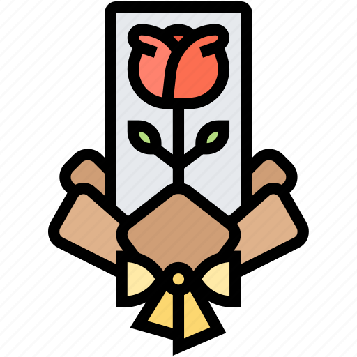 Rose, flower, valentine, romantic, gift icon - Download on Iconfinder