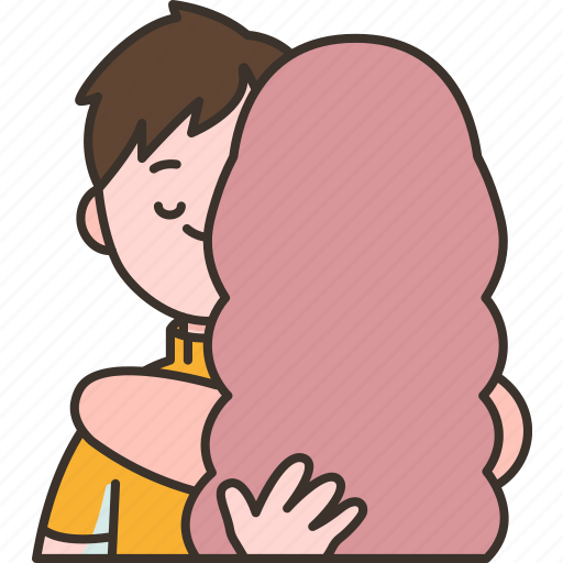 Hug, love, romantic, together, support icon - Download on Iconfinder