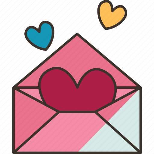 Letter, love, romance, card, valentine icon - Download on Iconfinder