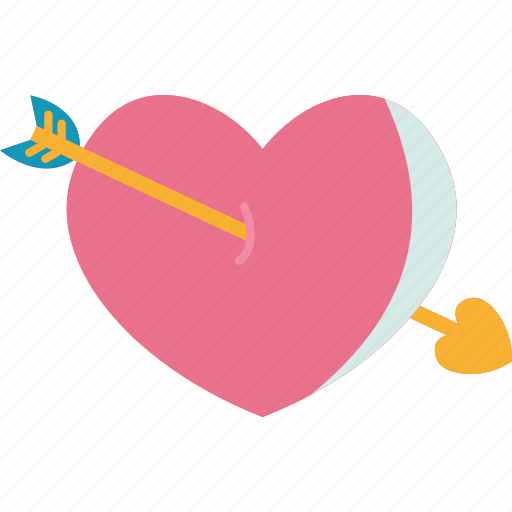 Arrow, heart, love, cupid, romantic icon - Download on Iconfinder