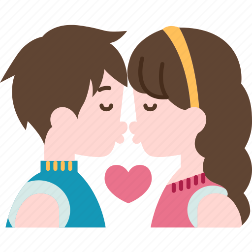 Kiss, love, romantic, couple, lover icon - Download on Iconfinder