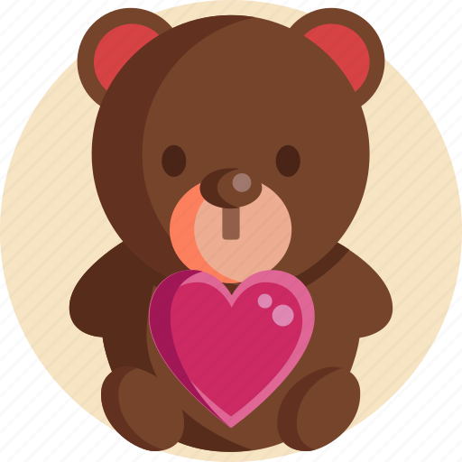 Bear, heart, valentine, valentine day icon - Download on Iconfinder