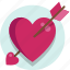 arrow, heart, valentine, valentine day 