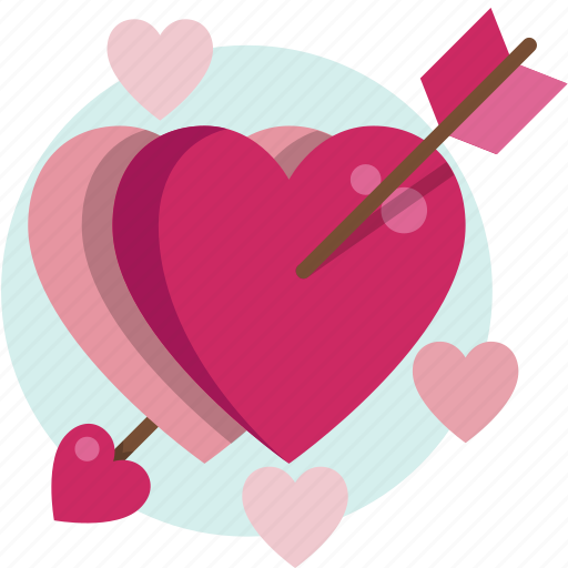 Arrow, heart, valentine, valentine day icon - Download on Iconfinder
