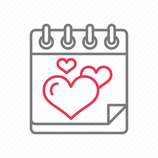 Valentine, valentines day, calendar icon - Download on Iconfinder