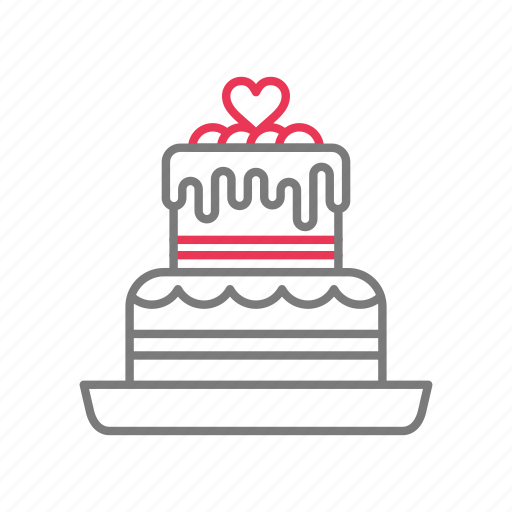Valentine, valentines day, cake icon - Download on Iconfinder