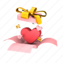 valentine, valentines, heart, gift, romance, box 