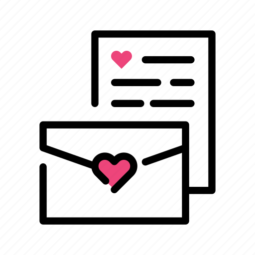 Event, heart, letter, love, love letter, valentine day icon - Download on Iconfinder