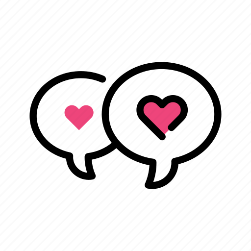Heart, love, talk, talking, valentine day icon - Download on Iconfinder