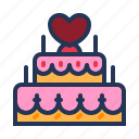 cake, celebrate, heart, love, relationship, romance, valentine day