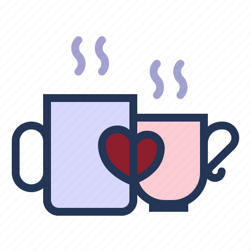 Coffee, couple, drinks, love, relationship, romance, valentine day icon - Download on Iconfinder