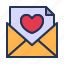 envelope, letter, love, mail, relationship, romance, valentine day 