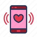 love, mobile, phone, relationship, romance, smartphone, valentine day