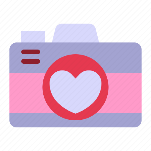 Camera, image, love, picture, relationship, romance, valentine day icon - Download on Iconfinder