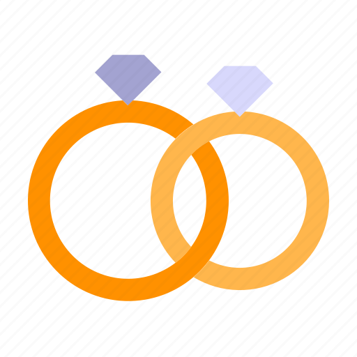 Couple rings, engagement, love, present, relationship, romance, valentine day icon - Download on Iconfinder