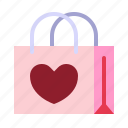 gift bag, love, paper bag, relationship, romance, shopping bag, valentine day