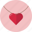 love, necklace, romantic, valentine, valentine&#x27;s day 