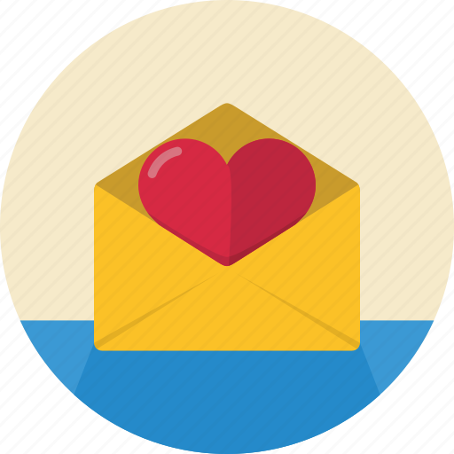 Email, envelope, heart, love, mail, message, open icon - Download on Iconfinder
