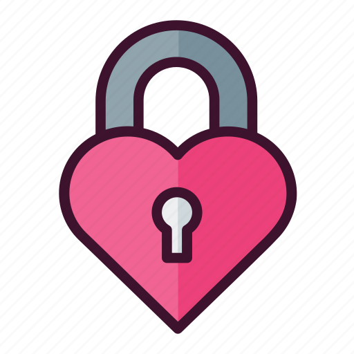 Heart, lock, valentine icon - Download on Iconfinder