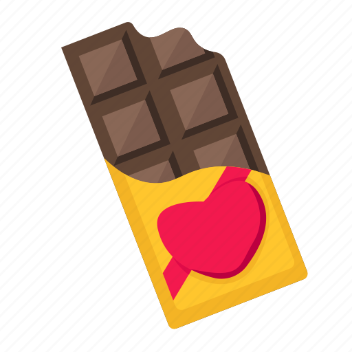 Chocolate, bars, love, valentine, romantic, romance, heart icon - Download on Iconfinder