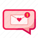 message, letter, mail, email, envelope, valentine, romance, heart, love