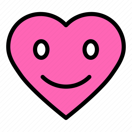 Emoji, emoticon, expression, heart, smile icon - Download on Iconfinder