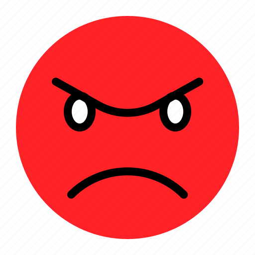 Angry, emoji, emoticon, expression, love icon - Download on Iconfinder