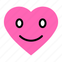 emoji, emoticon, heart, love, smile