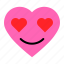 emoji, emoticon, heart, love