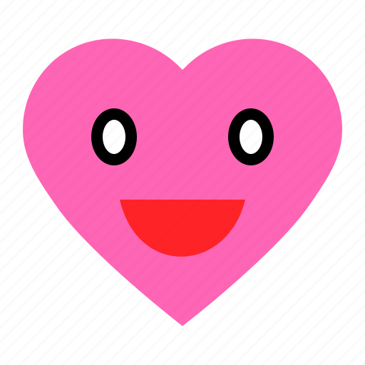 Emoji, emoticon, heart, love, smile icon - Download on Iconfinder