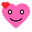 emoji, emoticon, heart, love 