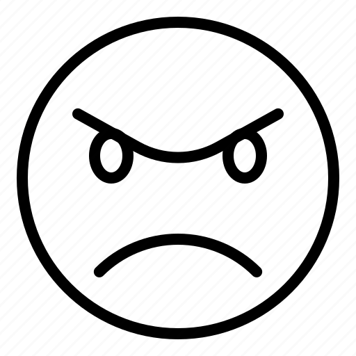 Angry, emoji, emoticon, expression icon - Download on Iconfinder