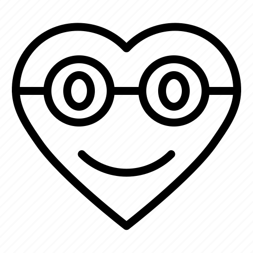 Emoji, emoticon, heart, smile icon - Download on Iconfinder