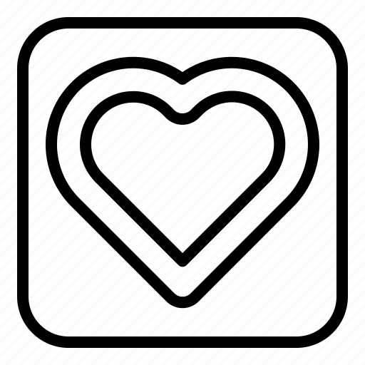 Heart, like, press, romantic icon - Download on Iconfinder