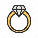 crystal, diamond, gemstone, gift, gold, jewelry, ring