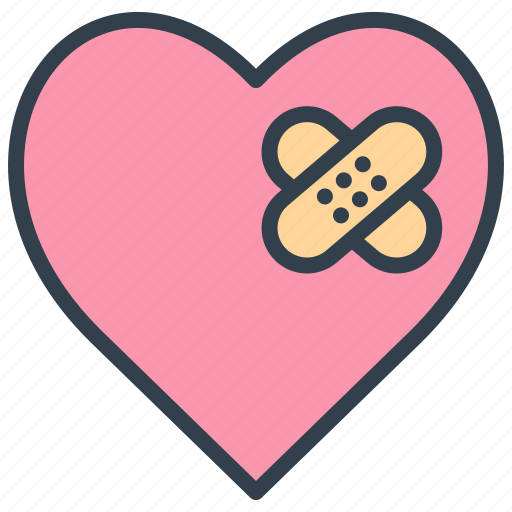 Valentine, broken heart, heart, love, couple, broken icon - Download on Iconfinder