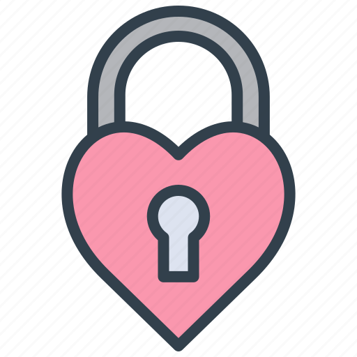 Valentine, padlock, lock, heart, love, wedding icon - Download on Iconfinder