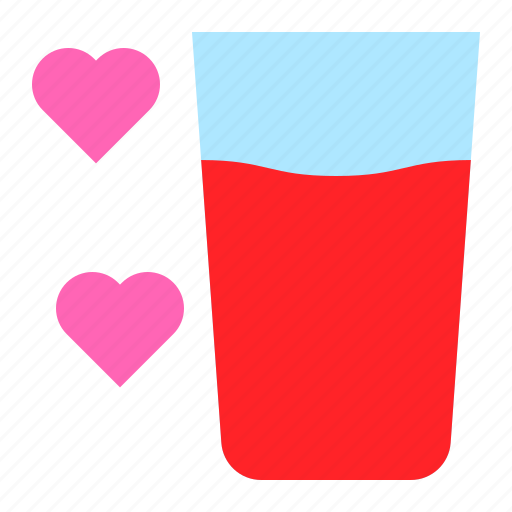 Drinks, glass, romantic, water icon - Download on Iconfinder
