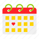 appointment, calendar, date, romantic