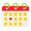 appointment, calendar, date, romantic 
