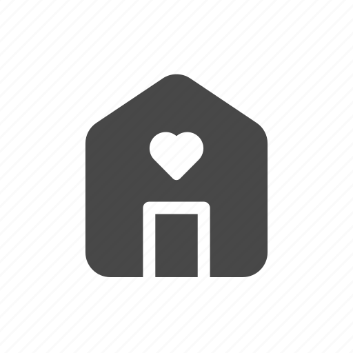 Building, heart, home, love, romance, valentine icon - Download on Iconfinder