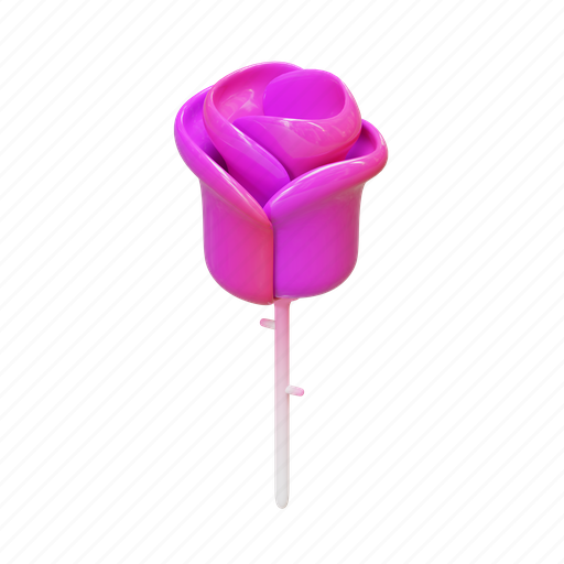 Valentine, rose, isometric, flower, floral, plant 3D illustration - Download on Iconfinder
