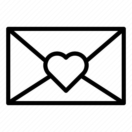 Envelope, heart, letter, love, mail, valentine icon - Download on Iconfinder