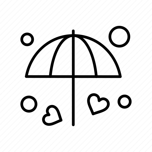 Umbrella, valentine, heart, love icon - Download on Iconfinder