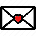 envelope, love letter, love letter valentine, love lettering, love message, sms message