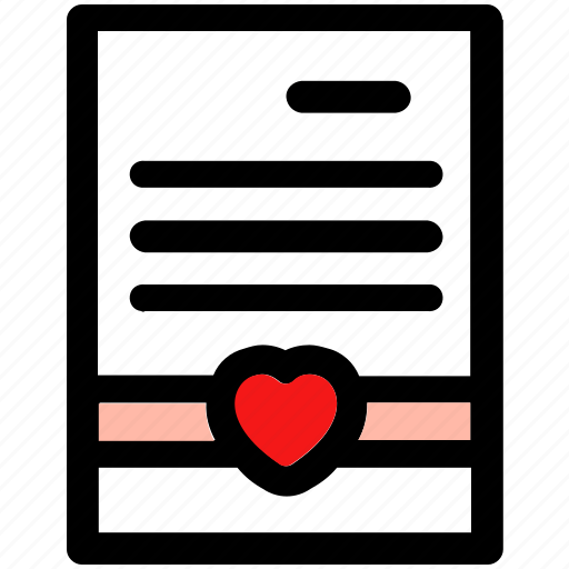 Heart, letter, love, love letter, love letter valentine, love lettering icon - Download on Iconfinder