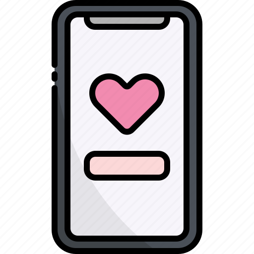 Smartphone, love, communication, message, dating app, chat icon - Download on Iconfinder