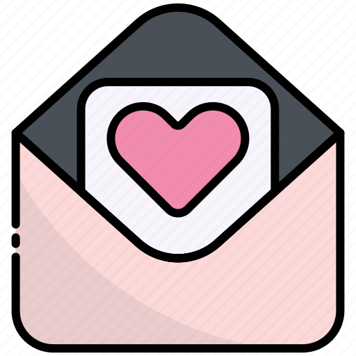 Letter, love, message, communication, heart, in love, love-letter icon - Download on Iconfinder