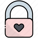 padlock, love, safe, lock, password, shield, protection